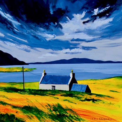 Croft at the Edge - Harris
Image 11" x 11"
Mount 18" x 18"
Mounted £85. Framed £150