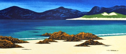 Luskentyre Dunes
Image 18" x 8"
Mount 26" x 16"
Mounted £110. Framed £175