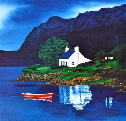 Plockton
Image 11" x 11"
Mount 18" x 18'
Mounted £90. Framed £160