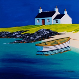 Fisherman's cottage, 
Lewis
Image 6" x 6"
Mount 11" x 11"
Mounted £30