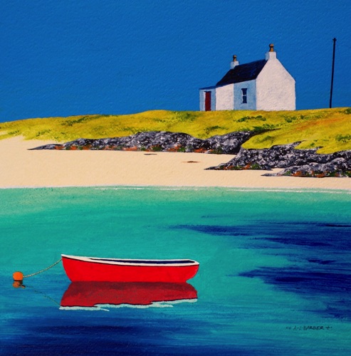 Flat calm
14" x 14"
Acrylic
Mounted and framed to 20" x 20"
£850