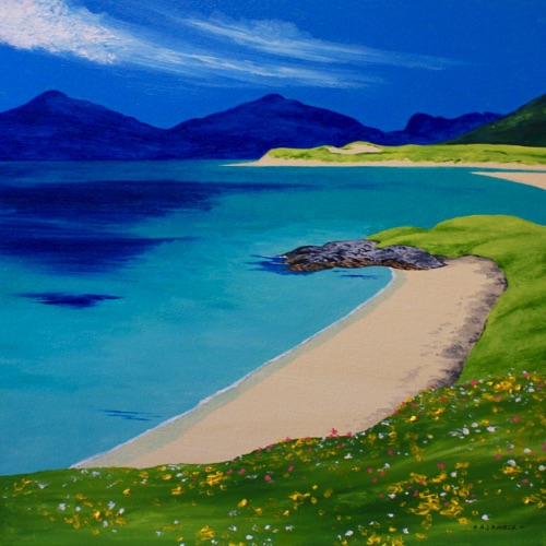 Seilebost to Luskentyre
20" x 20"
Acrylic on canvas
Framed
£1850 Seilebost to Luskentyre
20" x 20"
Acrylic on canvas
Framed
£1850