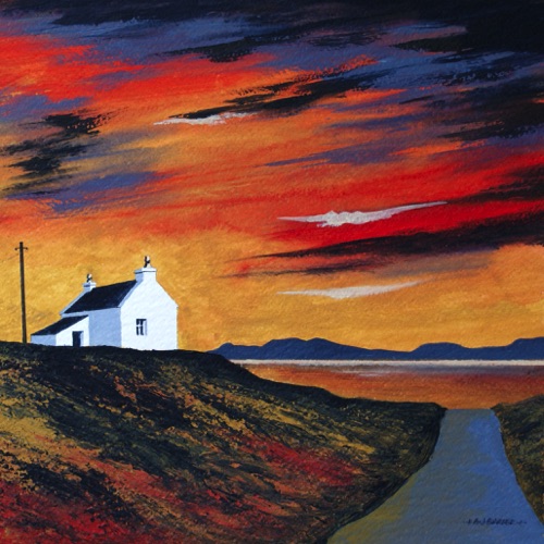 Lewis Sunset
12" x 12"
Acrylic
Mounted and framed to 18" x 18"
£595