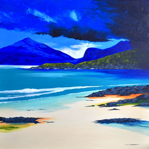 Heavy cloud - Luskentyre
20" x 20"
Acrylic on board
Framed
&pound;1750