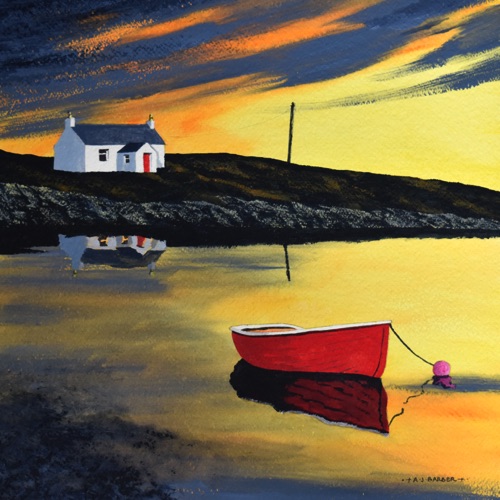 Island Sunset
13"x 13
Acrylic
Mounted and framed to 15" x 15"
£695 Island Sunset
13"x 13
Acrylic
Mounted and framed to 15" x 15"
£695