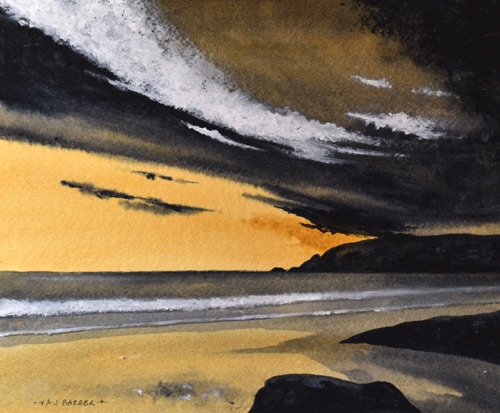 Incoming - Port of Ness
10" x 8"
Acrylic
Mounted and framed to 13" x 11"
£425