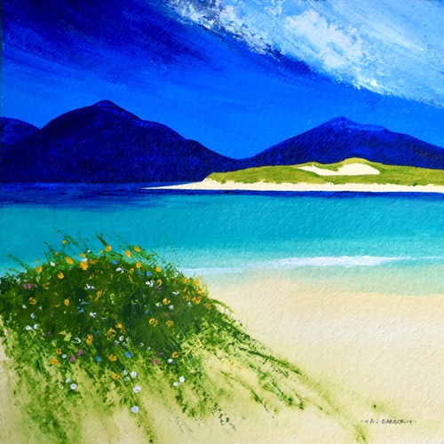 Seilebost Beach
12" x 12"
Acrylic
Mounted and framed to 18" x 18"
£595 Seilebost Beach
12" x 12"
Acrylic
Mounted and framed to 18" x 18"
£595