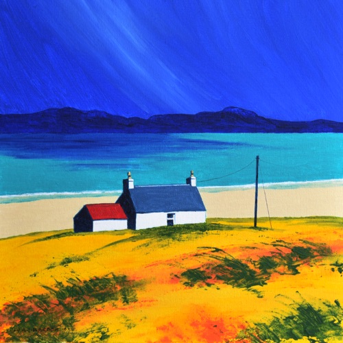 On the edge 
12" x 12"
Acrylic on canvas board
Framed
&pound;595