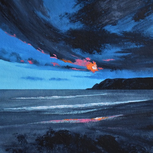 Sunrise - Port of Ness
11" x 11"
Acrylic
Mounted and framed to 16" x 16"
£525 Sunrise - Port of Ness
11" x 11"
Acrylic
Mounted and framed to 16" x 16"
£525