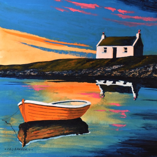 Lewis sunrise
9" x 9"
Acrylic
Mounted and framed to 12" x 12"
£425 Lewis sunrise
9" x 9"
Acrylic
Mounted and framed to 12" x 12"
£425