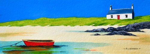Fisherman's cottage
13" x 5"
Acrylic
Mounted and framed to 17" x 8"
£425 Fisherman's cottage
13" x 5"
Acrylic
Mounted and framed to 17" x 8"
£425